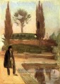 Homme dans un parc 1897 Cubisme